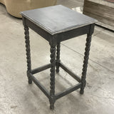 Painted Black End Table