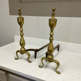 Pair of Brass Andirons