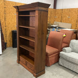 Tall Bookcase w/2 Drawers