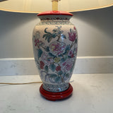 Floral Chinoiserie Lamp (R)