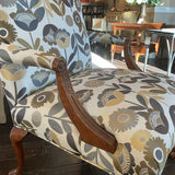Claw Foot Martha Washington Chair