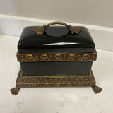 French Heavy Glit Black & Gold Box