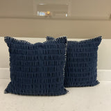 Pair of Navy Pillows