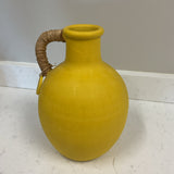 Yellow Pottery Vase