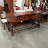 Wood Console Table
