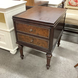 2 Drawer Tommy Bahama  Nailhead End Table