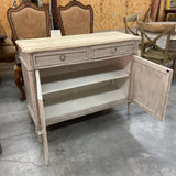 White Wash Console