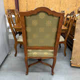 Ethan Allen Table, 8 Chairs, 2 Leaves As Is