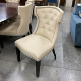 Hickory White Table, 8 Chairs, 1 Leaf