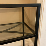 Glass and Metal Console
