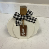 White Wood Pumpkin