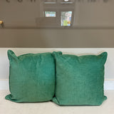 Pair of Custom Made Seafoam Pillows