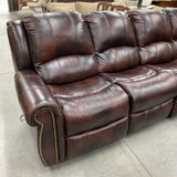 Leather Electric Reclining Sectional