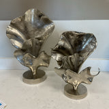 Pair of Abstract Botanical Sculptures