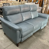 Cindy Crawford Power Reclining Sofa with Headrest Adjustment