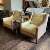 Pair of Charles Stewart Yellow Chairs