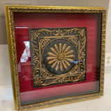 Black & Gold Medallion Shadow Box