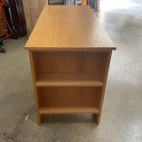 Desk with Open Side Shelves