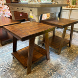 Pair of Wood End Tables