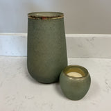 Pair of Green Candle Holders