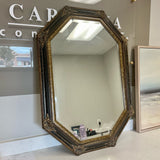 Beveled Gold & Black Mirror