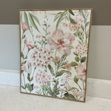 Pink Floral Canvas