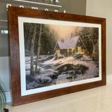 Thomas Kincade Winter Light Cottage Print