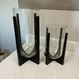 Pair of Pottery Barn Candle Holders