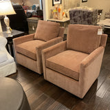 NEW Pair of Pottery Barn Swivel Chairs