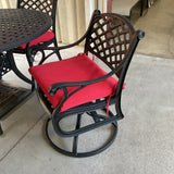 6 Piece Cast Aluminum Outdoor Set