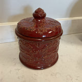 Red Container with Lid