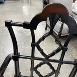 Black Fretwork Chair