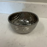 Silver Hammered Bowl
