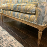 Blue and Green Settee