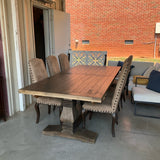 Carolina Home Table with Butterfly Leaf and 6 William Sonoma Chairs