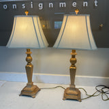 Pair of Gold Lamps