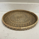 12" Round Woven Tray