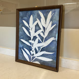 Blue & White Botanical Print