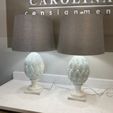 Pair of Artichoke Lamps