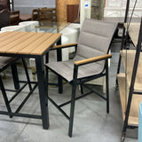 Square Outdoor Table with 2 Chairs