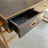 Sarried Leather Shagreen Desk