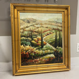 Tuscan View Framed Oil