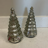 Pair of Silver Mercury Trees