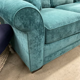 Teal England Sectional w/Chaise