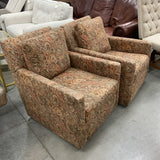 Pair of Bradington-Young Jaxon Swivel Chairs