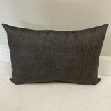Small Black Lumbar Pillow