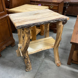Log End Table