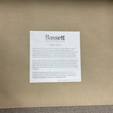Bassett Gray Chair & Ottoman