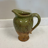 Three Hands Green Vase