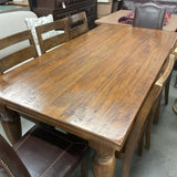 Alder Dining  Table with 8 Chairs